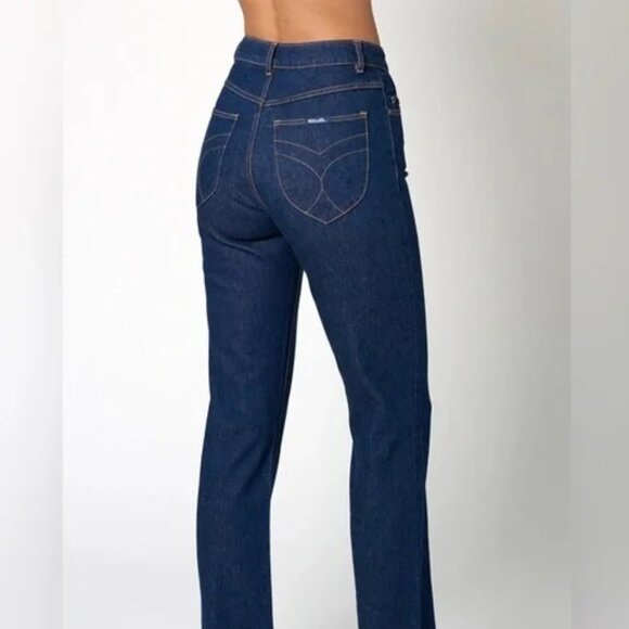 Rolla’s~ Original High-Rise Straight Organic Cotton Jeans in size 25 - Picture 15 of 16